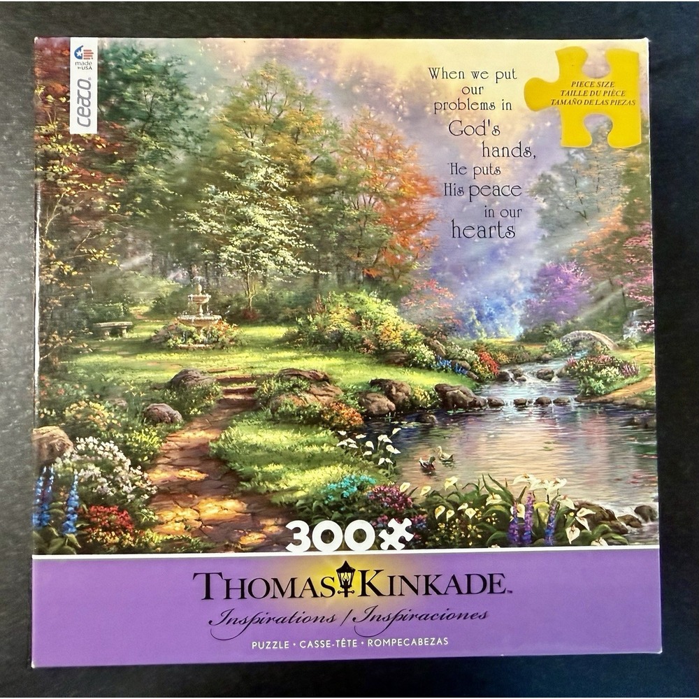 JIGSAW PUZZLES 300 Pc Thomas Kinkade Inspirations NIB Sealed